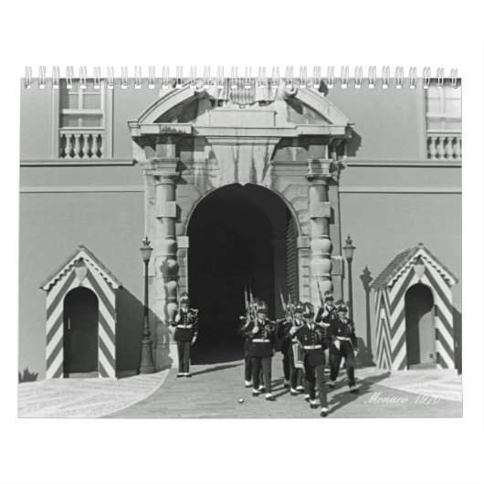 Calendrier Le Monaco vintage 1970 (Protection)