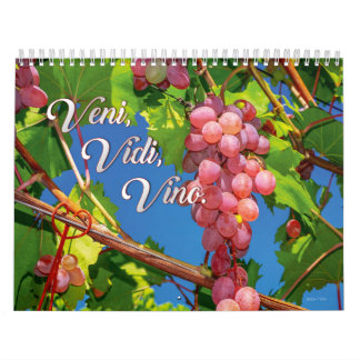 Calendrier Le Mur des Vins Calender - Veni, Vidi, Vino.