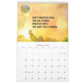 Calendrier Le nom fait sur commande d'équipe a personnalisé (Mar 2026)