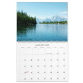 Calendrier Le Parc national de Grand Teton (Jan 2026)
