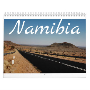 Calendrier Le paysage des dunes de sable de Namibie
