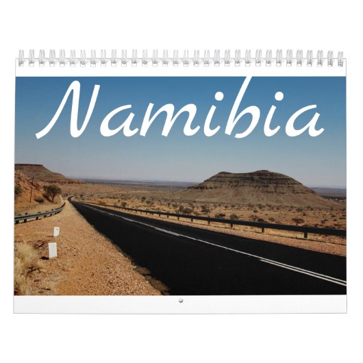 Calendrier Le paysage des dunes de sable de Namibie (Protection)