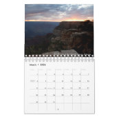 Calendrier Le paysage des États-Unis (Mar 2026)