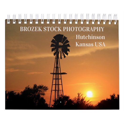 Calendrier Le paysage du Kansas (Protection)