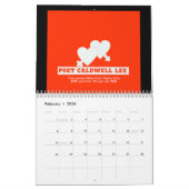 Calendrier Le poète Caldwell Lee Leegyptian (Feb 2026)