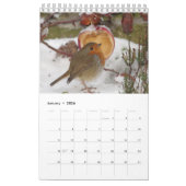 Calendrier Le Robin anglais (Jan 2026)
