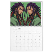 Calendrier Le roi Saiyan indompté (Jan 2026)