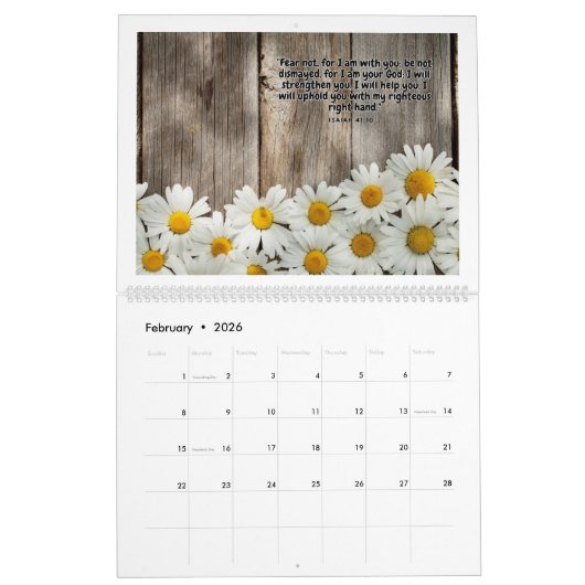 Calendrier - Le Seigneur vous guérit de la dépress (Feb 2026)