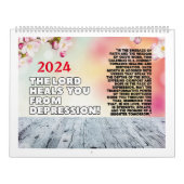 Calendrier - Le Seigneur vous guérit de la dépress (Protection)