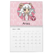 Calendrier Le zodiaque de Chibi (Mar 2026)