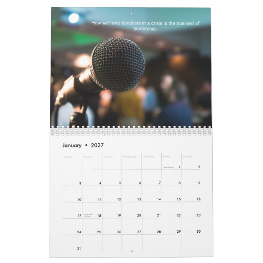 Calendrier Leadership (Jan 2027)