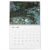 Calendrier L'eau Lillies 2017 de Monet (Mar 2026)
