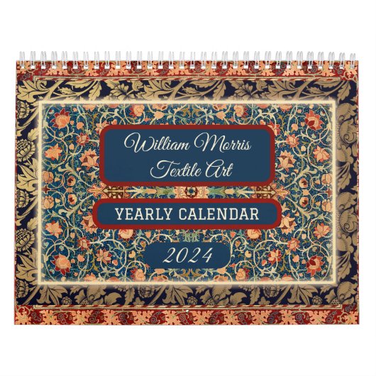 Calendrier Légendaire William Morris Textile Designs (Protection)