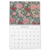 Calendrier Légendaire William Morris Textile Designs (Mar 2026)