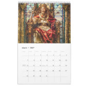 Calendrier Legends in Glass – Medieval Fantasy Calendar 2026 (Mar 2027)