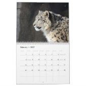 Calendrier Léopard des neiges 2027 (Feb 2027)