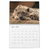Calendrier Léopard des neiges 2027 (Mar 2027)
