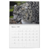 Calendrier Léopard des neiges 2027 (Feb 2027)