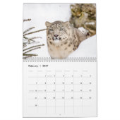 Calendrier Léopard des neiges 2027 (Feb 2027)