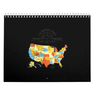 Calendrier Les 63 parcs nationaux américains - Parc national