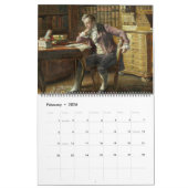 Calendrier Les amateurs de livres Peintures Vintages Calendri (Feb 2026)