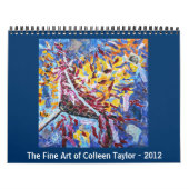 Calendrier Les beaux-arts de Colleen Taylor - 2012 (Protection)