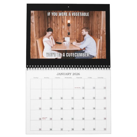 Calendrier Les calembours de datation et la collecte de (Jan 2026)