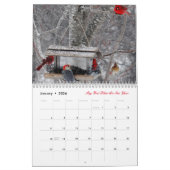 Calendrier Les cardinaux pour le chaque mois 2016 peuvent (Jan 2026)