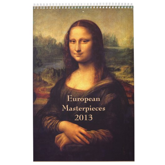 Calendrier Les chefs-d'oeuvre européens (Protection)