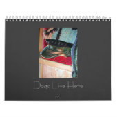Calendrier Les chiens vivent ici (Protection)