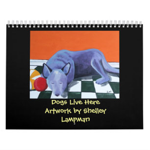 Calendrier Les chiens vivent ici
