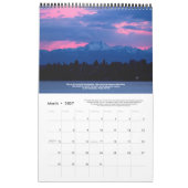 Calendrier Les Cieux Déclarent Écriture Inspirante (Mar 2027)