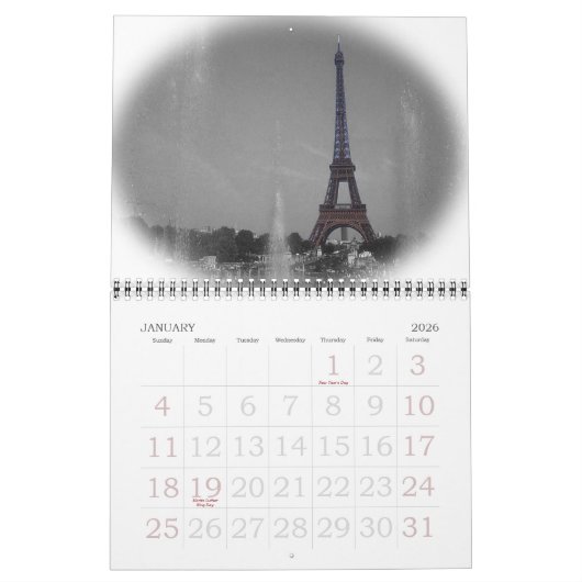 Calendrier Les couleurs de la vie (Jan 2026)