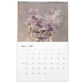 Calendrier Les dernières fleurs d'Edouard Manet (Mar 2027)