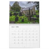 Calendrier Les églises de Galles de Sarah Woodbury (Mar 2026)