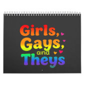Calendrier Les filles, les gays, et ils sont LGBT Pride Mois (Protection)