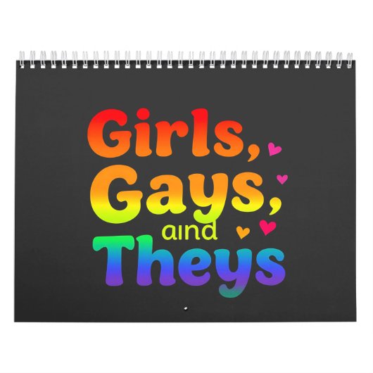 Calendrier Les filles, les gays, et ils sont LGBT Pride Mois (Protection)
