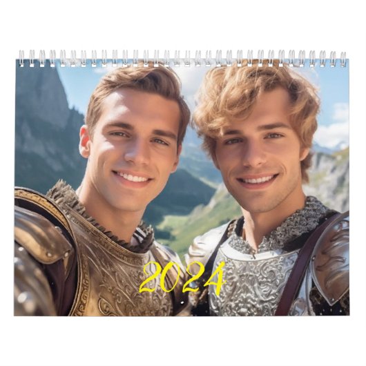 Calendrier Les hommes les plus romantiques 2024 (Protection)