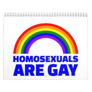 Calendrier Les homosexuels sont gais