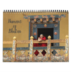 Calendrier les humains du Bhoutan
