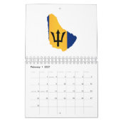 Calendrier Les Îles de la Barbade (Feb 2027)