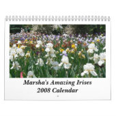 Calendrier Les iris extraordinaires de Marsha Cale 2008… (Protection)