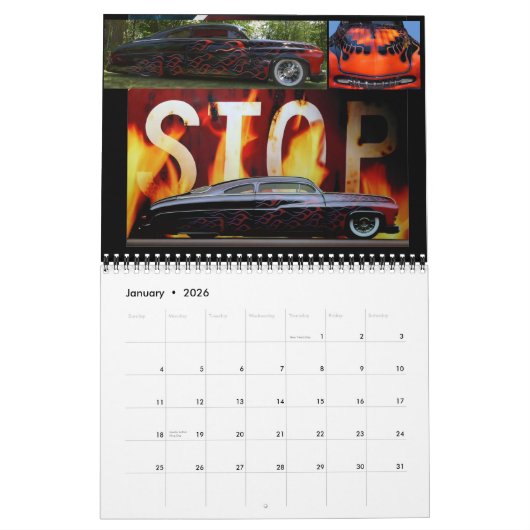 Calendrier Les Kustoms de Kelsey 2014 (Jan 2026)