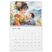 Calendrier Les mamans asiatiques (Jan 2027)