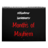 Calendrier Les mois de Mayhem de Shadow Leitner (Protection)