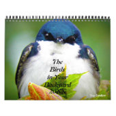 Calendrier Les oiseaux dans votre Jardin photographique (Protection)