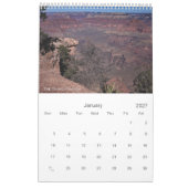Calendrier Les Parcs Nationaux Américains L'Ouest (Jan 2027)