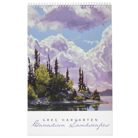 Calendrier Les paysages canadiens de Greg Hargarten (Protection)