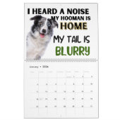 Calendrier Les pensées hilarantes de mon berger australien (Jan 2026)