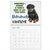 Calendrier Les pensées hilarantes de My Rottweiler (Mar 2026)